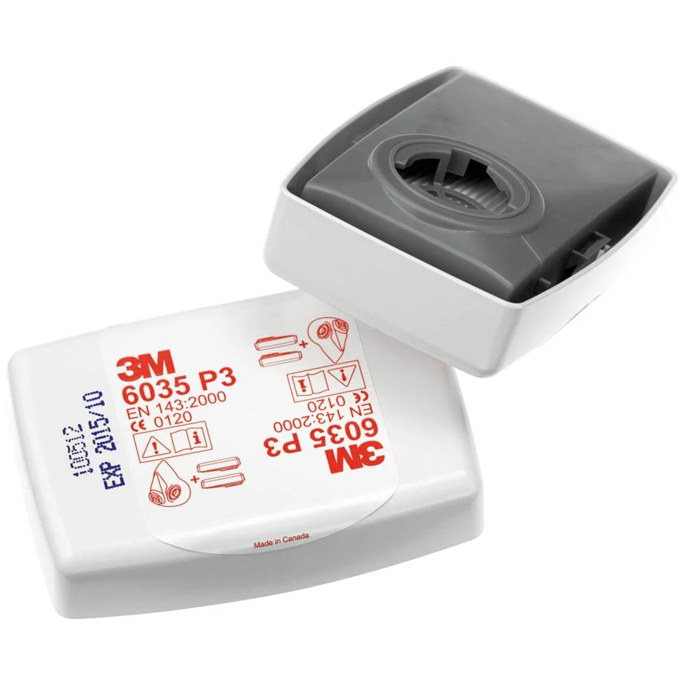 3M Partikelfilter klasse P3R, 6035 - Partikelfilter 3M-6035, type P3 R.