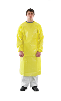 Gul kemikalie ærmeforklæde , AlphaTec® 3000 - Model 214 Large
