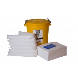 Black & White Oil-only Statisk Drum Spill Kit - Spildkits til 80 liter