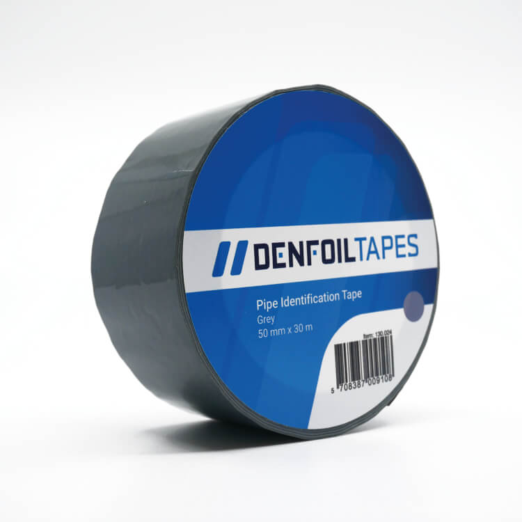 DENFOIL pipe markering selvklæbende tape Grå