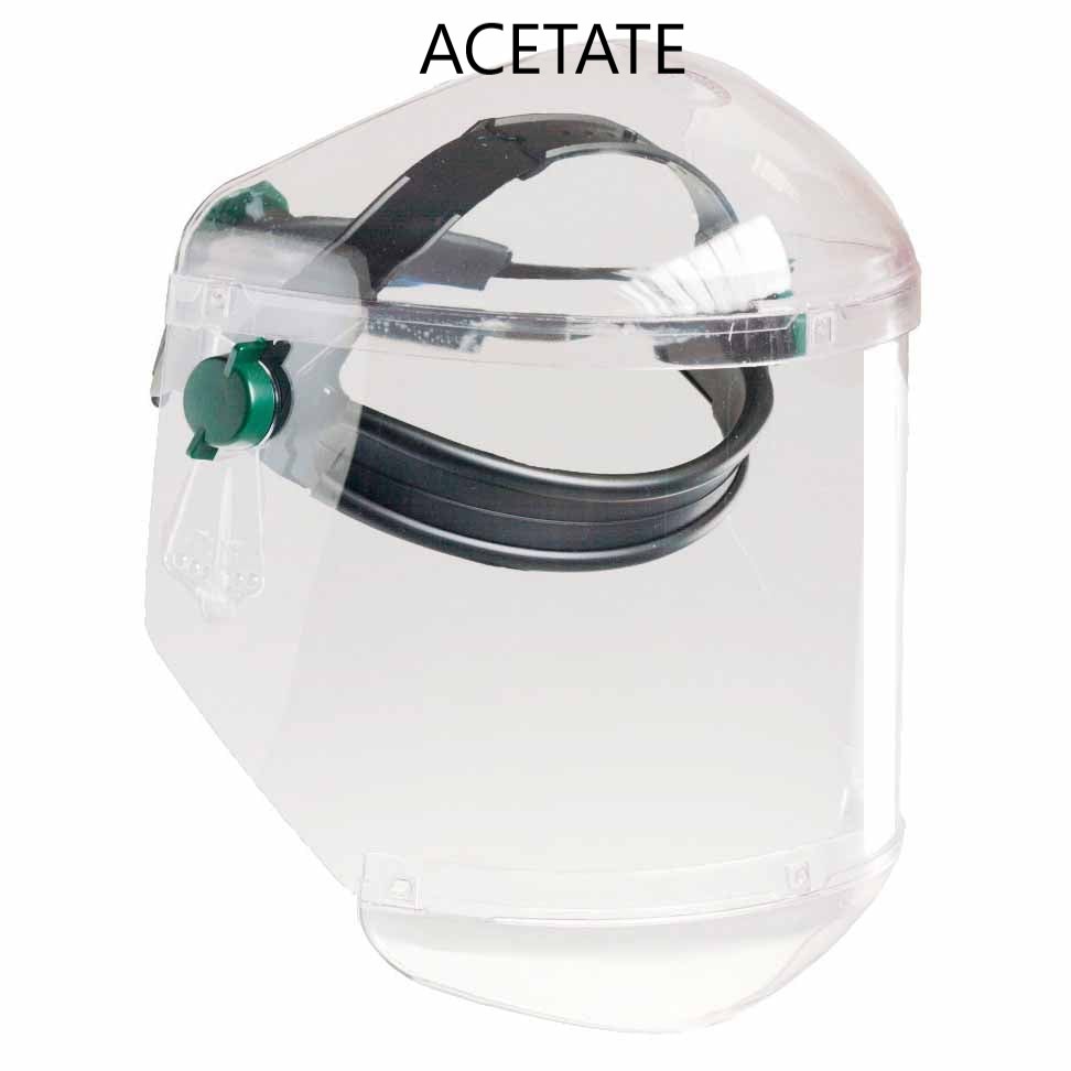 Honeywell Faceshield Perforama Nova 820144 ansigtsskærm i acetat/polyamid med antidug skærm mod kemikalier
