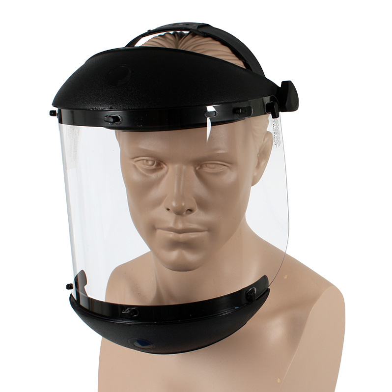 Face shield set, HG5-H Headband for visors with chin guard incl. PETG visor S16-PE4
