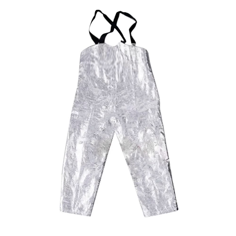 Overall i Aluminimum mod strålevarme, med velcro snap lukning samt polsteret ved hals i Varmex V39 filt læg i ryg for bedrer bevægelses frihed str XS-