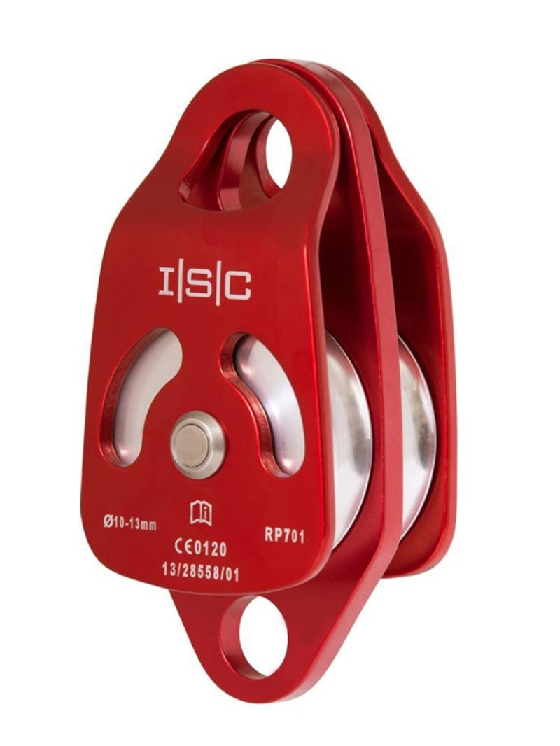 ISC dobbelt trisse Ikke-låsende remskive, Double Rescue Non locking Pulley