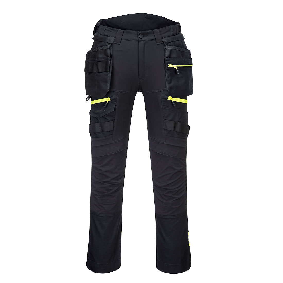 DX440 - DX4 arbejdsbukser med aftagelige hængelommer Sort 32