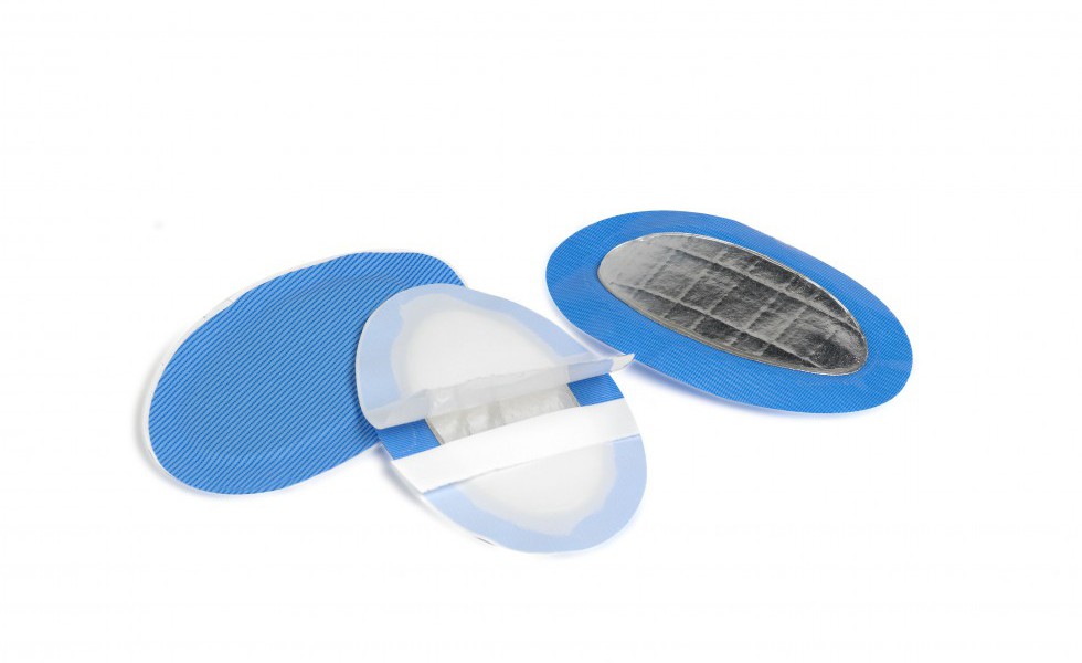 Detectaplast Hydro gel afkølende plaster til 1 og 2 grads brandsår, 68x43mm