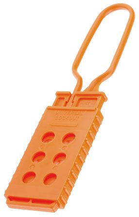 Brady Sikkerheds-spærre, Nylon, For maks. 6 låse, Maks. 9mm sjækkel BRADY NYLON LOCKOUT HASP