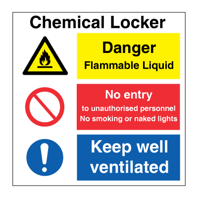 Chemical Locker 300x300 mm Plast