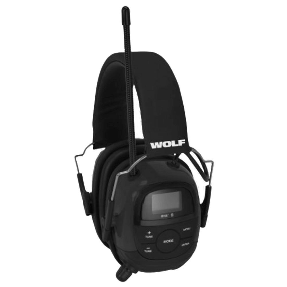 Wolf høreværn Headset PRO 29 db med bluetooth og DAB+ FM radio IPX4