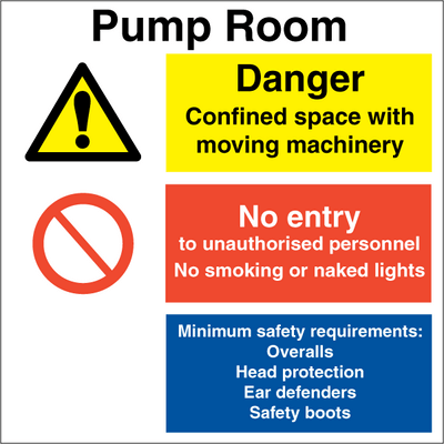 Pump room 300 x 300 mm Plast