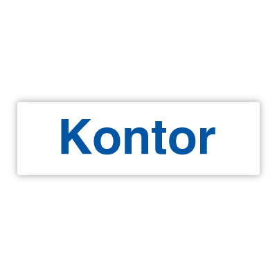 Kontor 120x500 mm (uden pil)