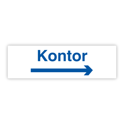 Kontor 150x500mm (pil højre)