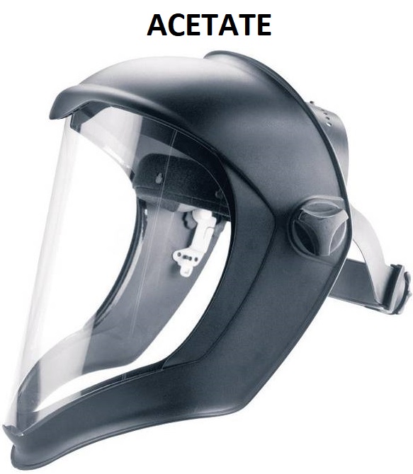 Bionic 1011933 Ansigtsskærm beskyttelsesvisir acetat kemikalieresistent Bionic Honeywell 1011933