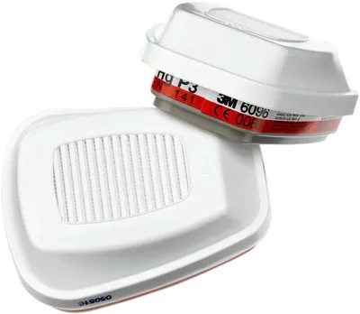 3M Filter 6096, A1E1HgP3 R, 4/æske, 8 æske/krt.