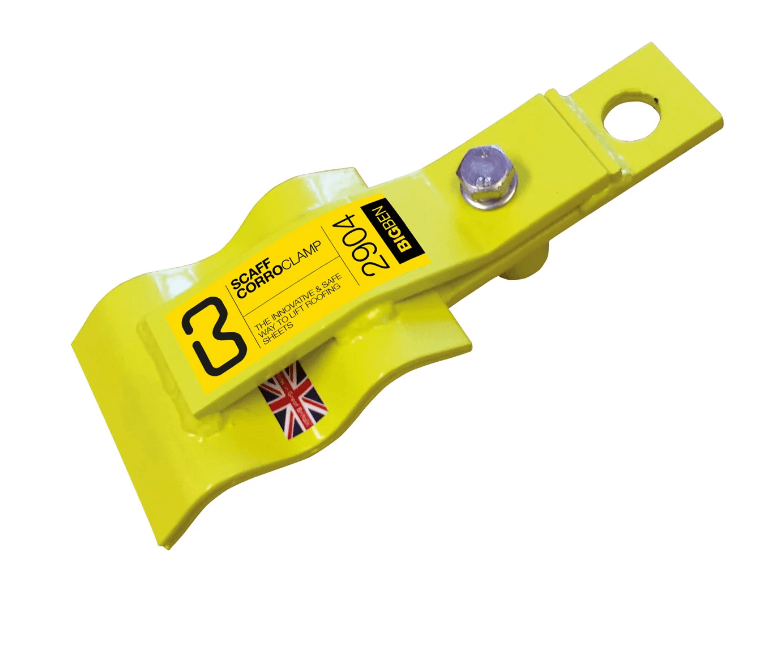 BIGBEN® Stillads bølgeblik tagplade løfter - CorroClamp
