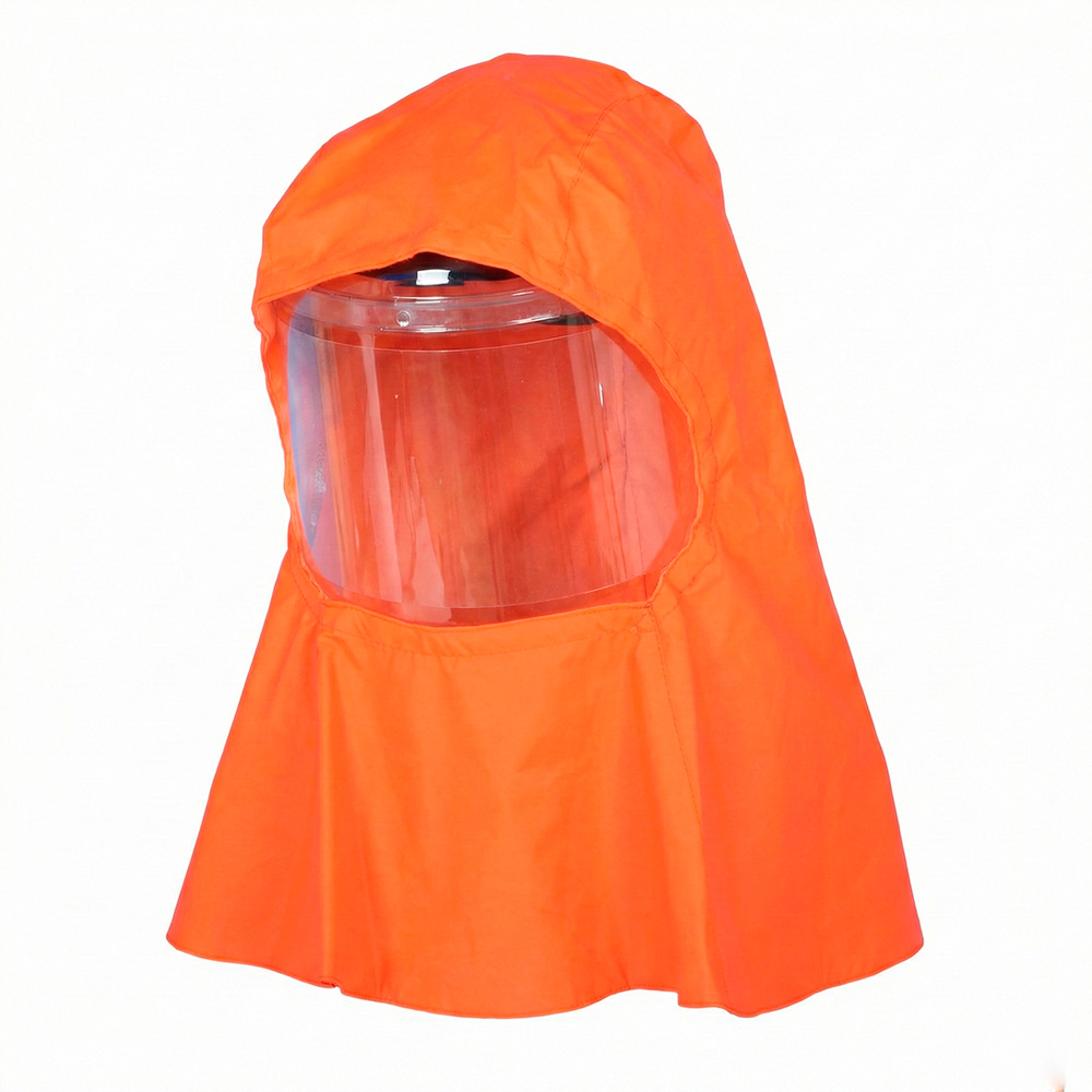 Blue Skinnex 16FLEX-2250 Orange malerhætte i strækbart DS FLEX, onesize til at trække udenpå hoveddele til åndedrætsværn, passer til de fleste modelle