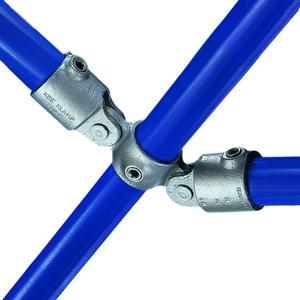 Dobbelt hængsel - fitting C51, 60,3 mm, Kee Clamp galvaniseret rørfitting