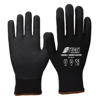 1606W SNOW FIGHTER VINTERHANDSKE SORT NITRIL NYLON 9