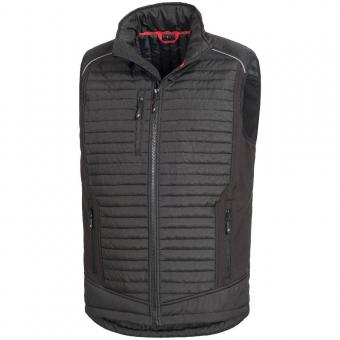Nitras 7660 MOTION TEX PLUS Softshell vest Sort 2XL