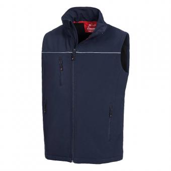 Nitras 7161 MOTION TEX LIGHT Navy Blå Softshell vest XLarge