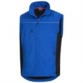 Nitras 7166 MOTION TEX LIGHT Softshell vest royal blå / sort Medium