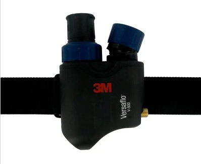 3M Versaflo Regulator, V-500E - 3M Versaflo luftregulator bæltemonteret med kulelement samt fløjte vægt kun 514 gram.