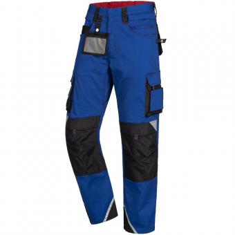 Nitras 7711 MOTION TEX PRO FX Stretch Marine blå Sort arbejdsbenklæder med cordura ekstra forstærkninger polyester bomuld 50