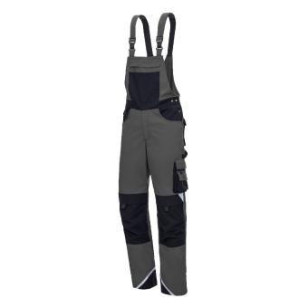 7622 MOTION TEX PLUS Overall Grå / Sort Polyester Bomuld 280 gram 56