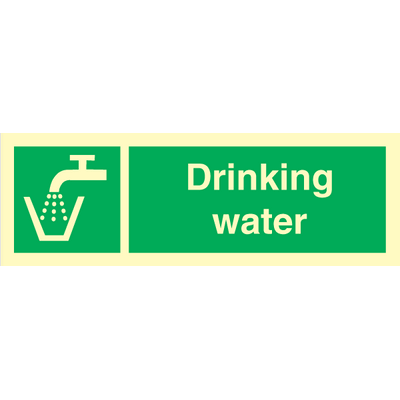 Drinking water 100x300 mm