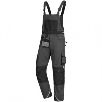 Nitras 7722 MOTION TEX PRO FX Stretch grå sort Overall Polyester bomuld 62