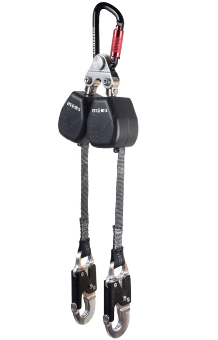 Faldblok ATOM-Xtreme DUO, 2 m gjord, ALU Snaphook