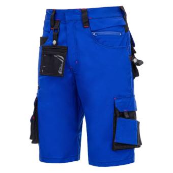 Nitras 7701 MOTION TEX PRO FX Stretch royal blå/sort arbejds short med reflekser 50