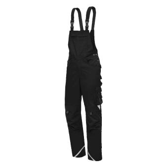 Nitras 7620 MOTION TEX PLUS Sort Overall polyester bomuld 280 gram med ekstra forstærkning 48