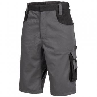 Nitras 7602 MOTION TEX PLUS grå sort arbejds short polyester bomuld 42