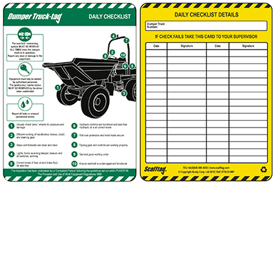 Dumper Truck-Tag