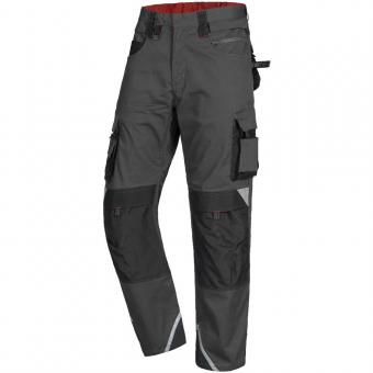 Nitras 7712 MOTION TEX PRO FX Stretch Grå sort arbejdsbenklæder 48