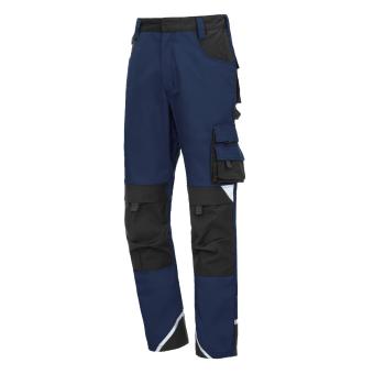 Nitras 7616 MOTION TEX PLUS Blå sort polyester bomuld arbejds benklæder 102