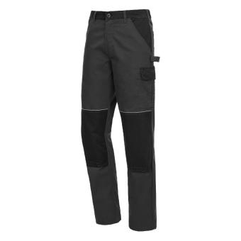 Nitras 7512 MOTION TEX LIGHT Grå sort arbejdsbenklæder Polyester bomuld 42