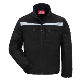 Nitras 7750 MOTION TEX PRO FX Sort Stretch arbejdsjakke polyester bomuld