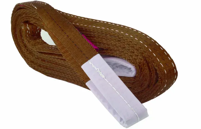 Duplex løftebånd, båndstrop WLL 6 ton Brun - 180mm / 20 meter