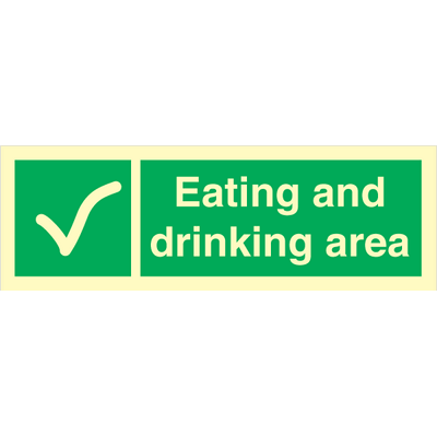 Eating and drinking area 100x300 mm