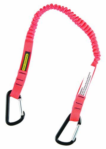 Elastisk værktøjsstrop med 2 karabiner værktøjer op til 6,8 kg længde fra 68-109 cm