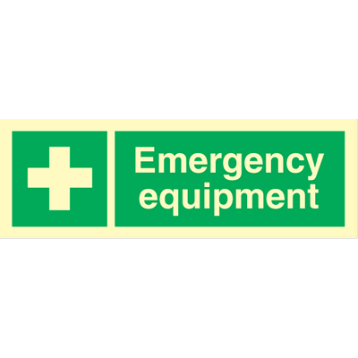 Emergency equipment - Efterlysende Vinyl HI150 - 100 x 300 mm