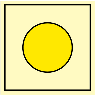 Emergency light 150x150 mm