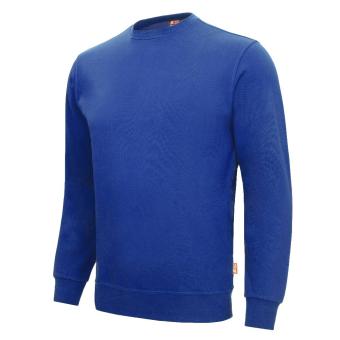 Nitras 7015 MOTION TEX LIGHT Kraftig Pullover / Sweatshirt bomuld polyester oeko-Tex 300 g / m² 70 % bomuld, 30 % polyester Blå, XLarge