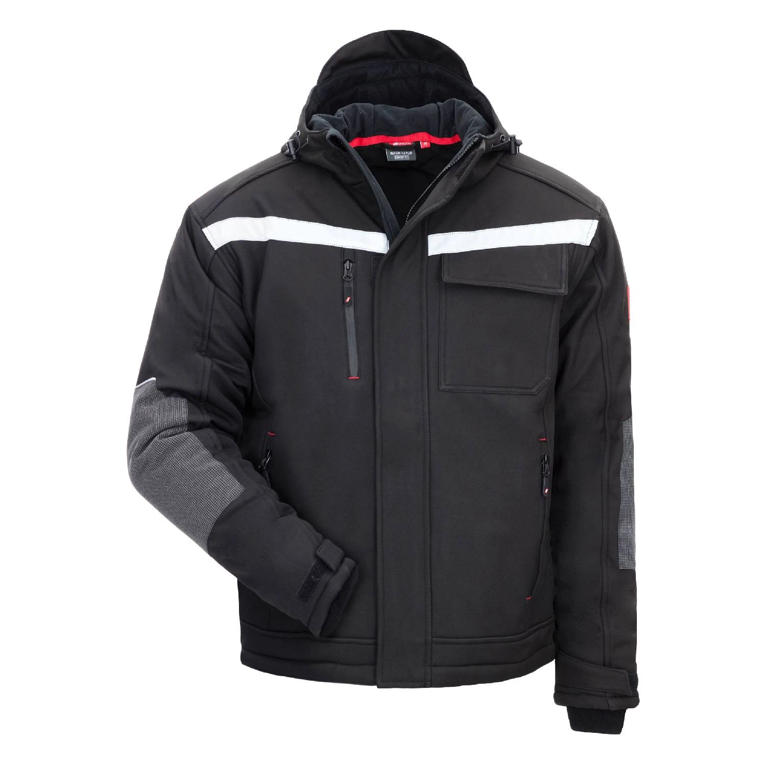 Nitras 7180W MOTION TEX PLUS Vinter softshell jakke Sort Polyester Small