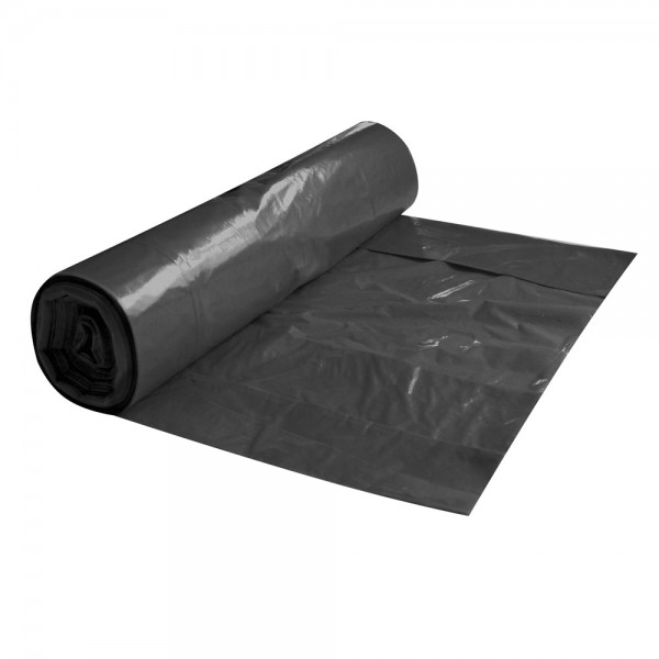 Affaldssække 240 L - LDPE - Rulle, sort
