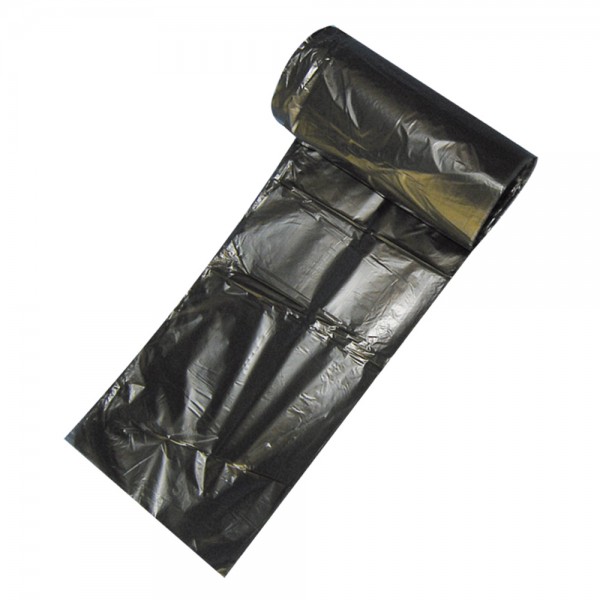 Affaldssække 60 L - LDPE - Rulle, sort