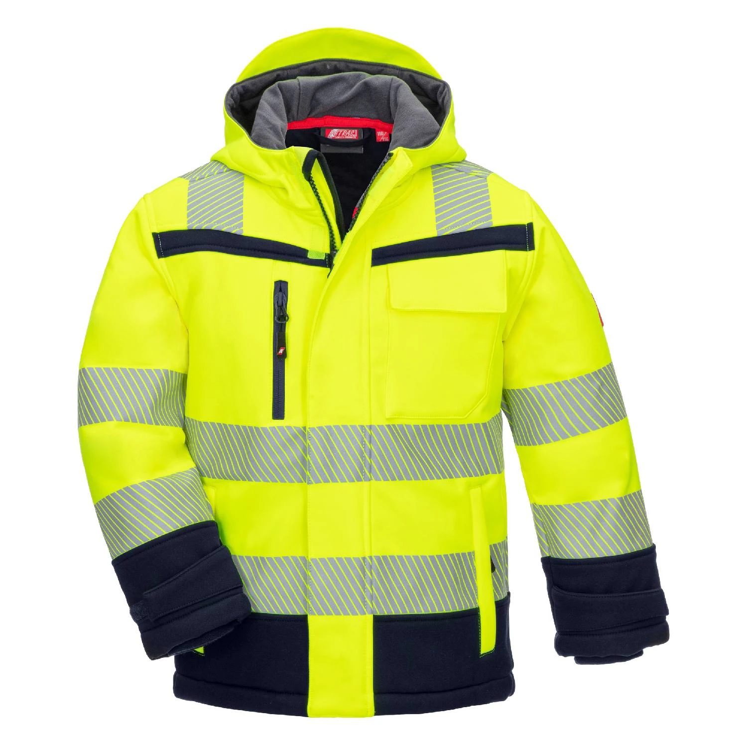 Nitras 7175 MOTION TEX KIDS vinter softshell arbejdsjakke til børn vand og vindafvisende 146-152