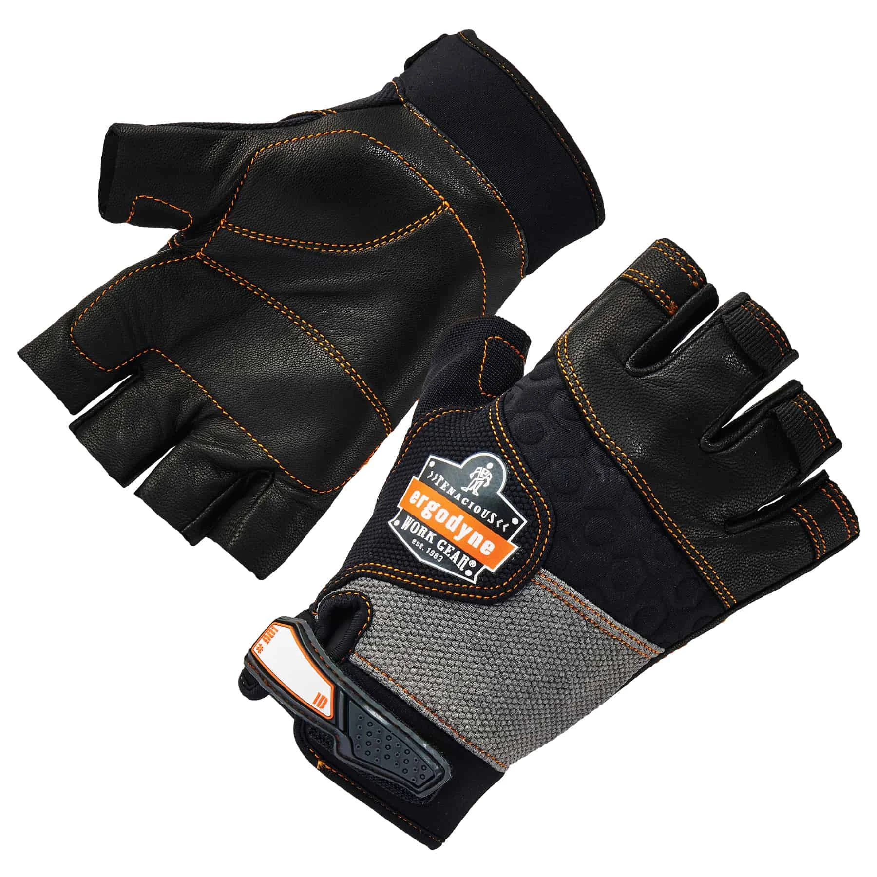 ProFlex 901 fingerløse Læder Impact Handsker Medium